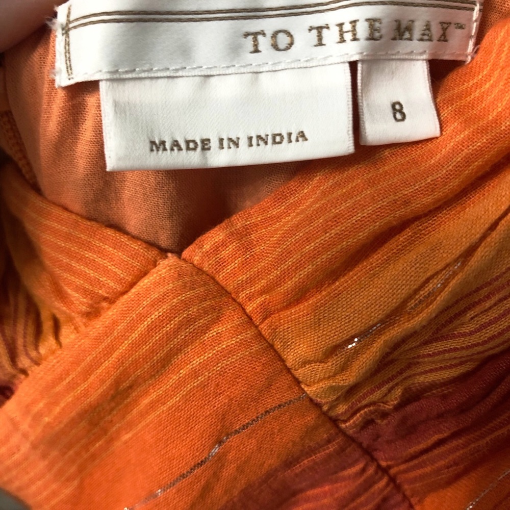 BGBG To the Max Tie Crossback Sun Dress Sz 8 - Picture 3 of 7